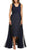 Aidan Mattox MD1E205516 - V-Neck Sleeveless Overskirt Dress Evening Dresses