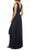 Aidan Mattox MD1E205516 - V-Neck Sleeveless Overskirt Dress Evening Dresses