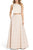 Aidan Mattox - MN1E200740 Textured Jacquard A-Line Gown Special Occasion Dress