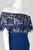 Aidan Mattox - MN1E202072 Floral Lace Off-Shoulder Sheath Dress Special Occasion Dress