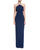 Aidan Mattox - MN1E202134 Halter Crepe Cutout Column Evening Gown Special Occasion Dress