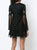 Aidan Mattox - MN1E202454 Floral Lace Long Sleeve Pleated A-line Dress Special Occasion Dress