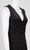 Aidan Mattox - MN1E203728 Sleeveless Metallic Knit V-Neck Jumpsuit Evening Dresses