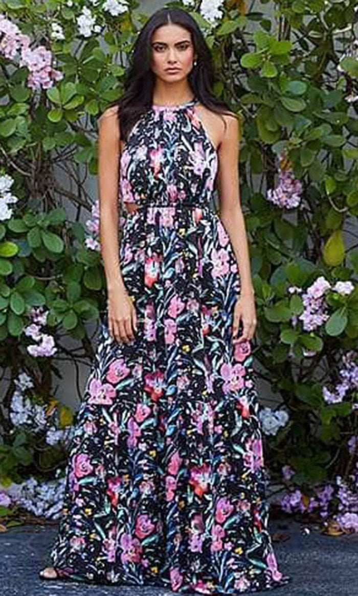 Aidan Mattox MN1E206767 - Halter Pleated Long Dress Couture Candy Aidan Mattox MN1E206767 - Halter Pleated Long Dress Couture Candy