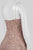 Aidan Mattox - Sequined Fringe Spaghetti Strap Sheath Dress MD1E200485 CCSALE 2 / Blush