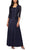 Alex Evenings - 1121198 Lace and Chiffon Dress with Lace Jacket Mother of the Bride Dresses 16 / Midnight Blue
