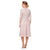 Alex Evenings - 1121796 Scallop Lace Top Tea Length Chiffon Dress Mother of the Bride Dresses