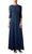 Alex Evenings - 112318 Scallop Lace Mock Dress with Chiffon Skirt Mother of the Bride Dresses 14 / Navy