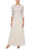 Alex Evenings - 112318 Scallop Lace Mock Dress with Chiffon Skirt Mother of the Bride Dresses 6 / Taupe
