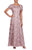 Alex Evenings - 112788 Soutache Lace Sequin Short Sleeve A-Line Gown Mother of the Bride Dresses 6 / Rose