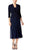 Alex Evenings 125256 - Glittered Three-Piece Set Modest Dress Cocktail Dresses 2 / Smoke