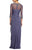Alex Evenings - 132833 Beaded Illusion Column Dress Evening Dresses