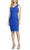 Alex Evenings - 134005 Faux Surplice Fitted Dress with Jewel Accent Cocktail Dresses 2 / Royal Blue