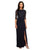 Alex Evenings - 2121457 Sequined Lace Bateau Evening Dress in Deep Navy CCSALE 10P / DNV