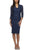 Alex Evenings - 212264 Two-Piece Scallop Lace Jacket Dress Mother of the Bride Dresses 12P / Navy