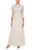 Alex Evenings - 212318 Quarter Sleeve Sparkly Lace and Chiffon Dress Mother of the Bride Dresses 6P / Taupe