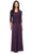 Alex Evenings - 4121198 Sequin Lace and Chiffon Dress with Lace Jacket Mother of the Bride Dresses 20W / Eggplant