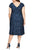 Alex Evenings - 4121570 Lace Cap Sleeves Plus Size Knee Length Dress Wedding Guest