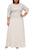 Alex Evenings - 412318 Sequin Lace Chiffon Faux Two-Piece Long Dress Mother of the Bride Dresses 14W / Taupe