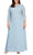 Alex Evenings - 412318 Sequin Lace Chiffon Faux Two-Piece Long Dress Mother of the Bride Dresses 18W / Sky Blue