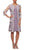 Alex Evenings - 81122202 Embroidered Lace Mock Jacket Jersey Dress Mother of the Bride Dresses 12 / Smokey Orchid