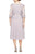 Alex Evenings - 81122420 Embroidered Quarter Sleeves A-Line Dress Mother of the Bride Dresses
