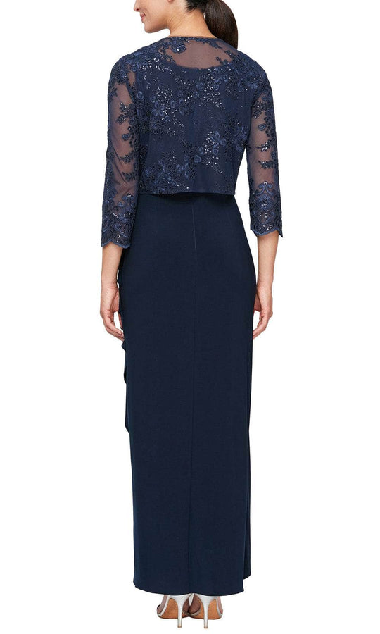 Alex Evenings 81171194 - Sheath Dress with Embroidered Bolero