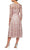 Alex Evenings - 8117835 Quarter Sleeves Embroidered A-Line Dress Mother of the Bride Dresess