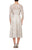 Alex Evenings - 8117835 Quarter Sleeves Embroidered A-Line Dress Mother of the Bride Dresses