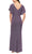 Alex Evenings 8127630 - Flutter Sleeve Metallic Evening Dress Special Occasion Dress