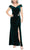 Alex Evenings 81917705 - Off Shoulder Velvet Evening Dress Special Occasion Dress 6 / Forest