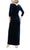 Alex Evenings 81918583 - Draped Velvet Evening Dress Special Occasion Dress