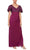 Alex Evenings 8196771 - Sequined Column Full Length Formal Gown Mother of the Bride Dresses 2 / Plum