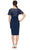 Alex Evenings 8196786 - Short Sleeve V-Neck Formal Dress Cocktail Dresses