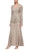 Alex Evenings - 84122452 Sequined Lace Jacket Sheath Dress Mother of the Bride Dresses 14W / Champagne
