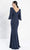 Alexander By Daymor - 1259 Split Caped Sleeve Mermaid Evening Gown Evening Dresses