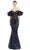 Alexander By Daymor 1652F22 - Off-Shoulder Sweetheart Evening Gown Special Occasion Dress 4 / Navy