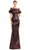 Alexander By Daymor 1655F22 - Pleated Sleeves Evening Gown Special Occasion Dress