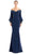 Alexander By Daymor 1675F22 - Off-Shoulder Long Formal Gown Special Occasion Dress 4 / Midnite