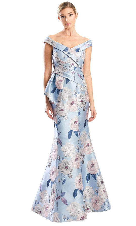 Alexander by Daymor 1767S23 - Floral Printed Evening Gown