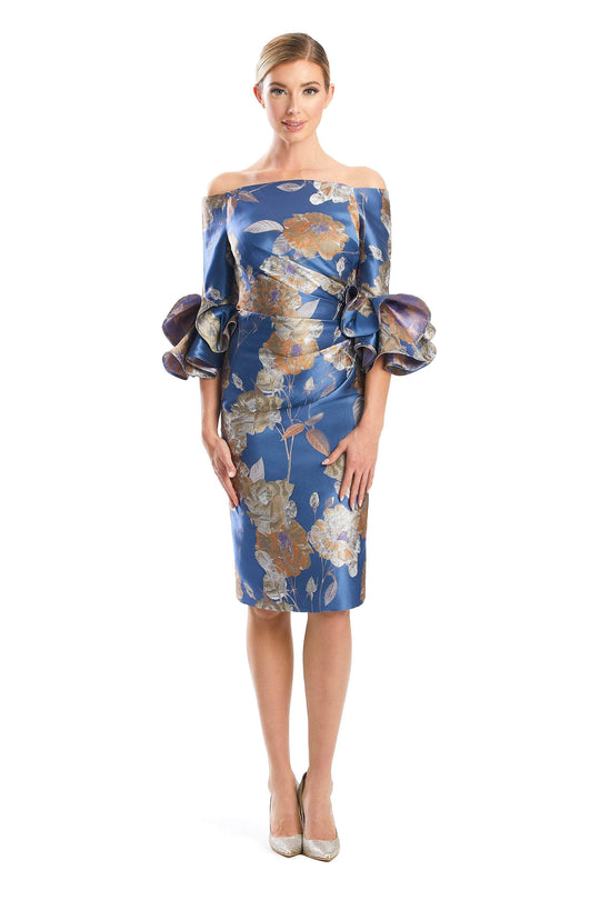 Alexander by Daymor 1768S23 - Floral Printed Formal Dress