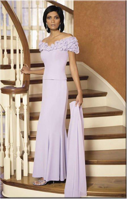 Alexander by Daymor 2003 Beaded Ruffles Evening Dress