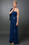 Alexander by Daymor - 2006 Brooch Accent Sleeveless Long Gown with Bolero Mother of the Bride Dresses 2 / Cobalt Blue