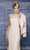 Alexander by Daymor - 2105 Classy Sheer Beaded Yoke Sheath Gown With Jacket Mother of the Bride Dresses