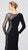 Alexander by Daymor 264 Lattice Ornate Illusion Paneled Long Sleeve Gown - 1 pc Black in Size 16 Available CCSALE 16 / Black