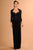 Alexander by Daymor 611 Jeweled Bolero A-Line Gown - 1 pc Black in Size 18 Available CCSALE 18 / Black