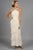 Alexander by Daymor - Halter Tiered Sheath Long Evening Dress 3451 CCSALE