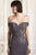 Alexander by Daymor Jeweled Embroidered Lace Off Shoulder Gown 759 - 1 pc Slate In Size 6 Available CCSALE 6 / Slate