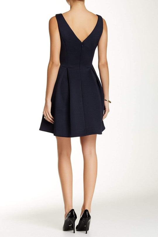 New Yorker's Apparel - A0801M Sweetheart Notched Bodice A-Line Dress