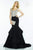 Alyce Paris 2514 - Pearl Beaded Bodice Tiered Ruffled Trumpet Dress CCSALE 6 / Diamond White/Diamond